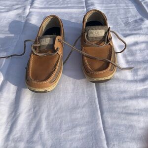 Sperry Tan Leather Boat Shoes